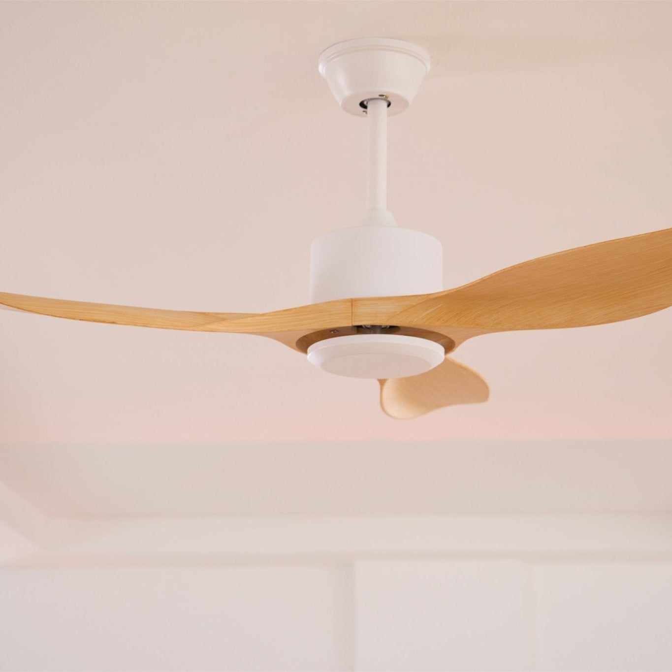 Arlo Minimalist Wood Ceiling Fan Light