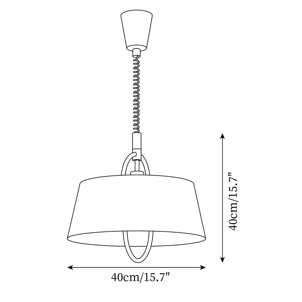 Angelo Pendant Lamp Tapered Sleek