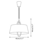 Angelo Pendant Lamp Tapered Sleek