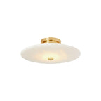 Jarnbruvyn Modern Brass Alabaster Ceiling Lamp