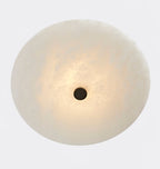 Jarnbruvyn Modern Brass Alabaster Ceiling Lamp