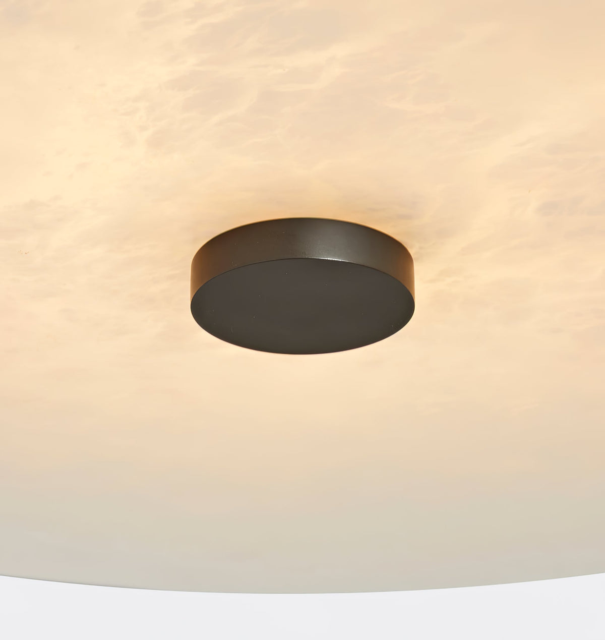 Jarnbruvyn Modern Brass Alabaster Ceiling Lamp