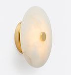 Jarnbruvyn Modern Brass Alabaster Ceiling Lamp