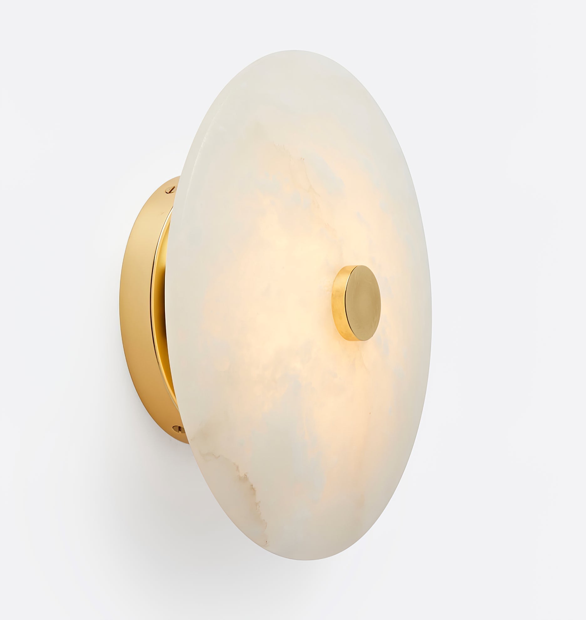 Clio Alabaster Flush Mount  Ceiling  Light