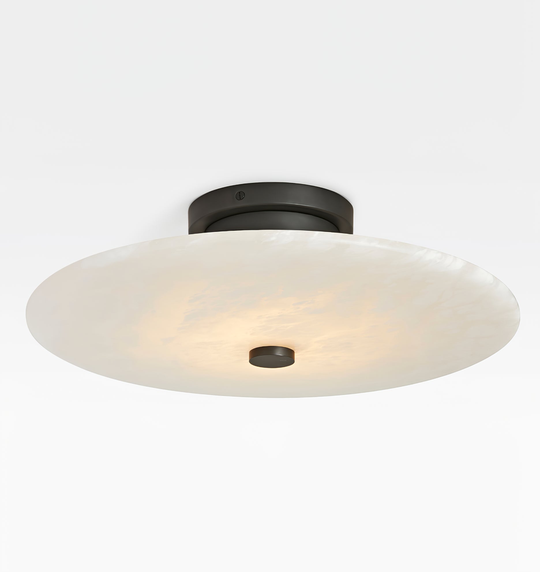 Clio Alabaster Flush Mount  Ceiling  Light