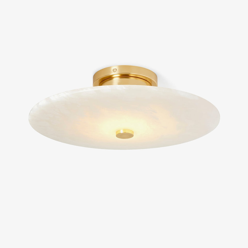 Clio Alabaster Flush Mount  Ceiling  Light