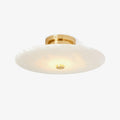 Clio Alabaster Flush Mount  Ceiling  Light
