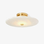 Clio Alabaster Flush Mount  Ceiling  Light