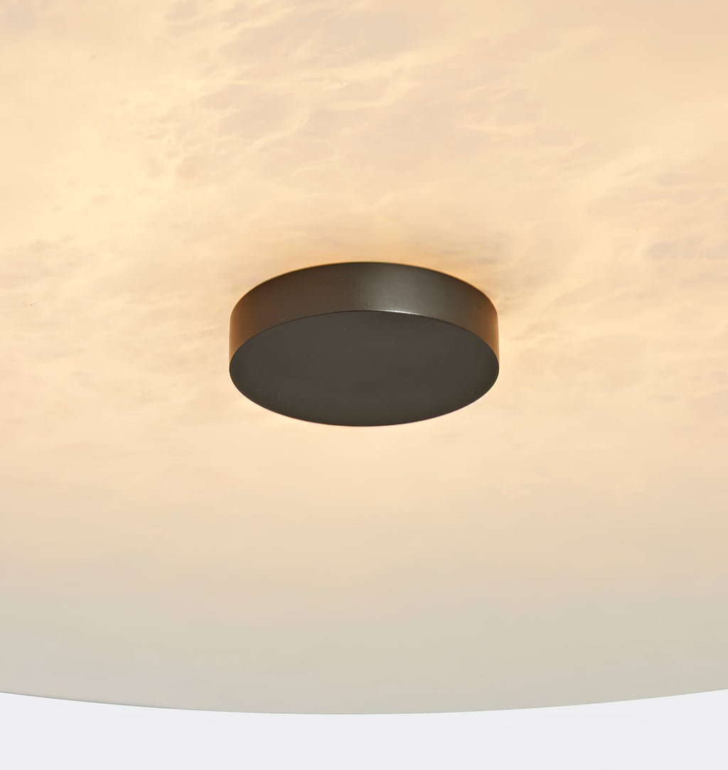 Clio Alabaster Flush Mount  Ceiling  Light