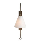 Andromeda Modern Premium Brass Fabric Wall Lamp