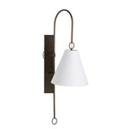 Andromeda Modern Premium Brass Fabric Wall Lamp