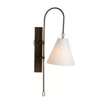 Andromeda Modern Premium Brass Fabric Wall Lamp