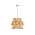 Kvennuvyi Natural Drum Brown Pendant Light