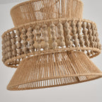 Kvennuvyi Natural Drum Brown Pendant Light