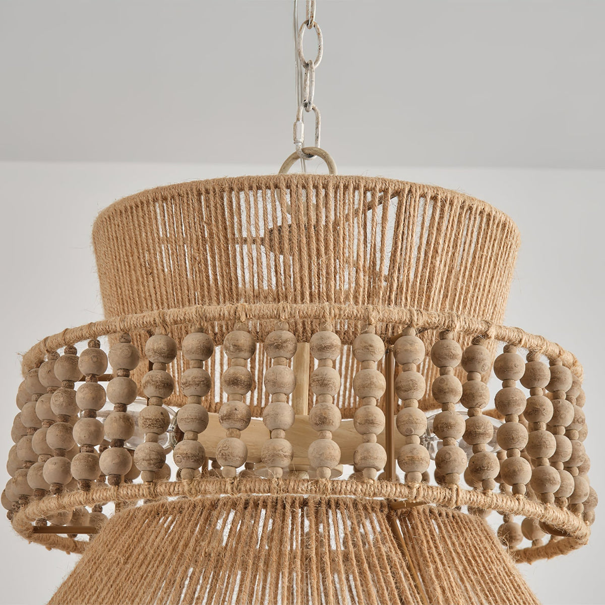 Kvennuvyi Natural Drum Brown Pendant Light