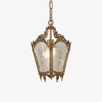 Lustra Pendant Lamp Brass Empire Antique Elegant