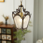 Lustra Pendant Lamp Brass Empire Antique Elegant