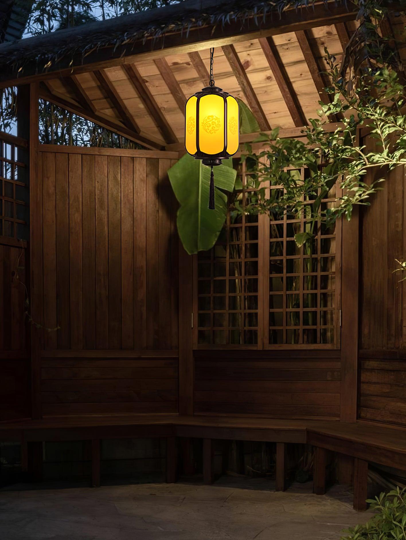 Solara Pendant Lamp Antique Lantern Outdoor Rustic