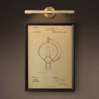 Solvain Modern Brass LED Wall Light