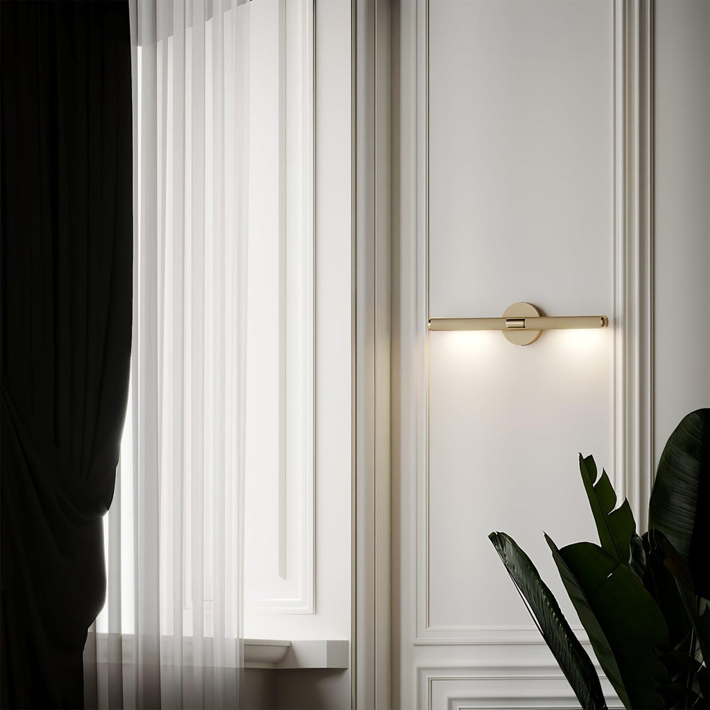 Solvain Modern Brass LED Wall Light