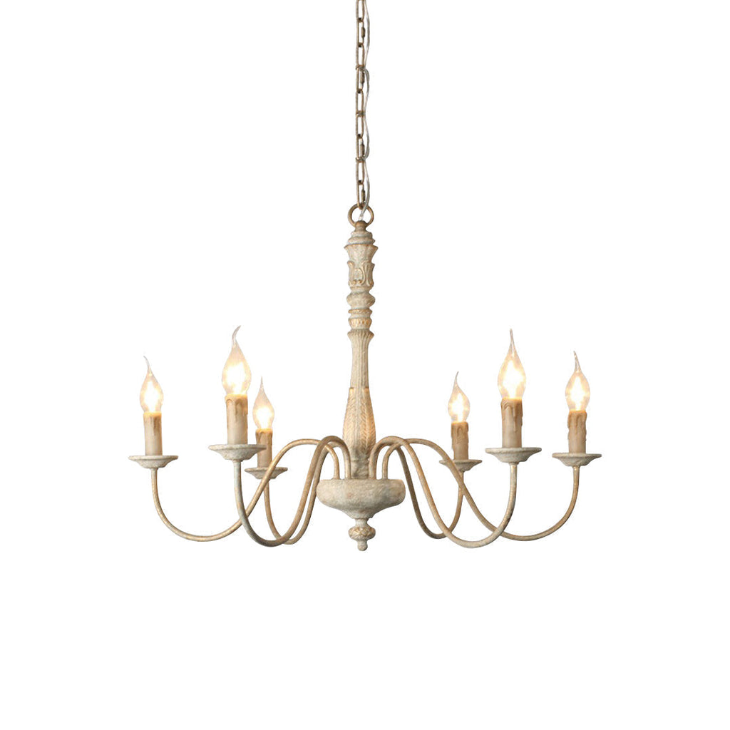 Ljomuvyi Traditional Farmhouse Wood Chandelier