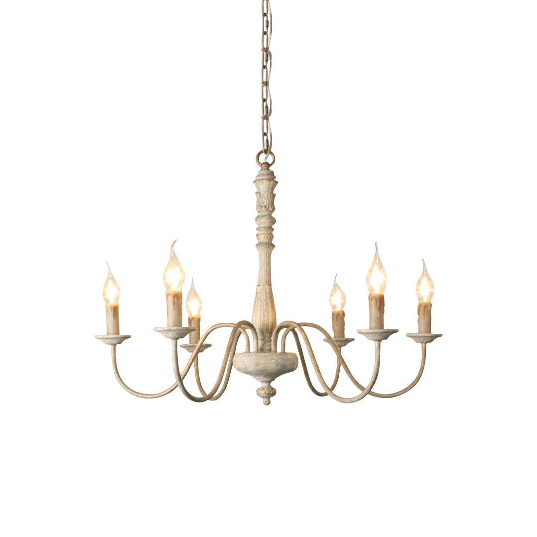 Ljomuvyi Traditional Farmhouse Wood Chandelier