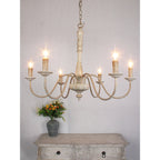 Ljomuvyi Traditional Farmhouse Wood Chandelier