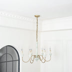 Ljomuvyi Traditional Farmhouse Wood Chandelier