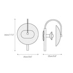 Antonia Modern Minimalist Art Glass Wall Lamp