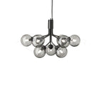 Lustra Pendant Lamp Glass Globe Cluster Brass