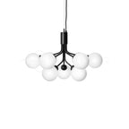 Lustra Pendant Lamp Glass Globe Cluster Brass