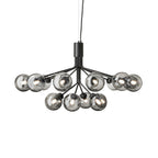 Lustra Pendant Lamp Glass Globe Cluster Brass