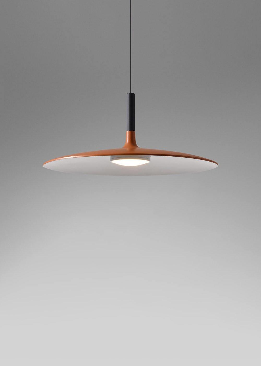 Lustra Pendant Lamp Aluminum Flat Disc