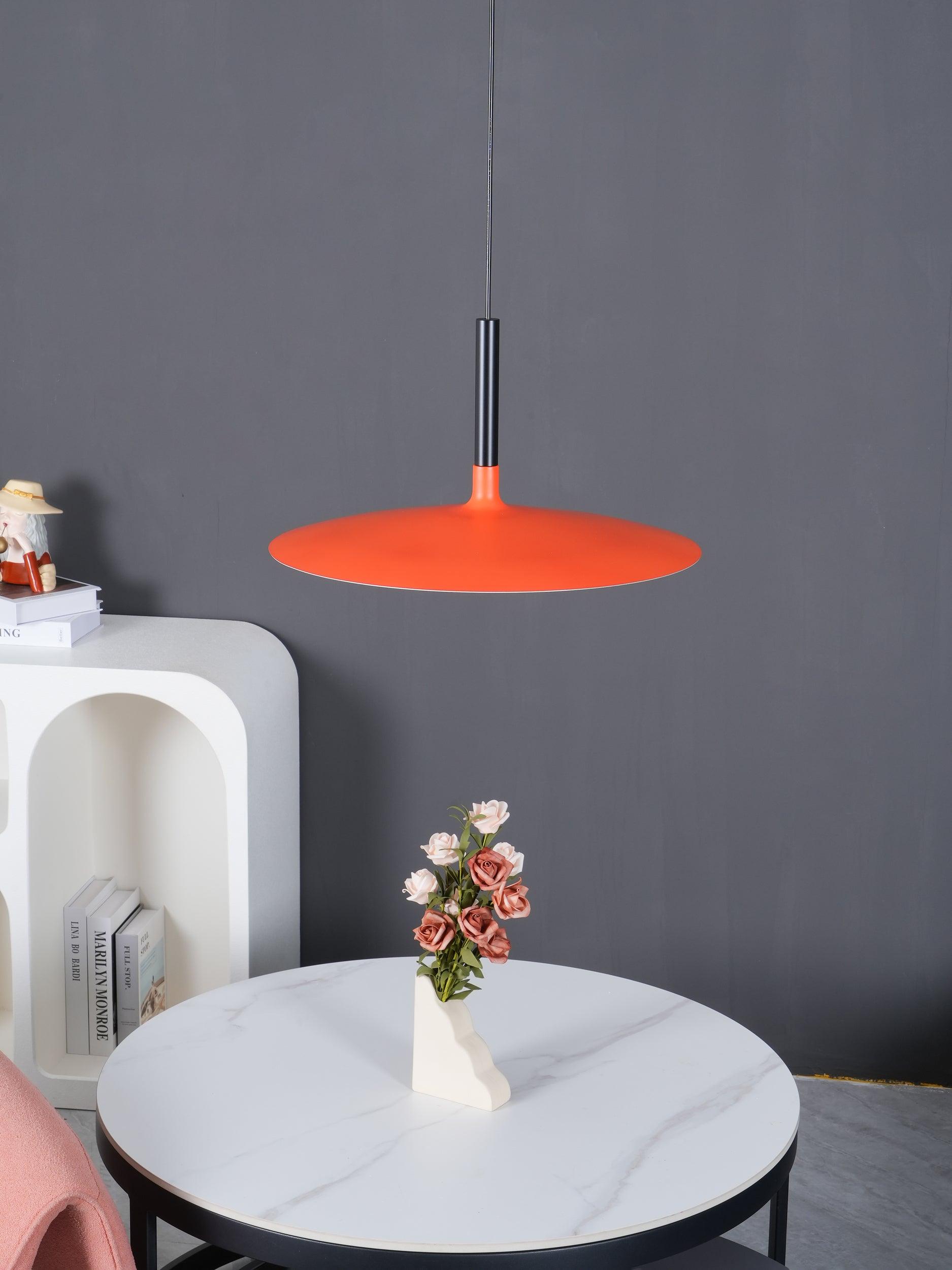 Lustra Pendant Lamp Aluminum Flat Disc