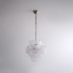 Aurora Chandelier Apricot Murano Glass Disc Layered Artistic