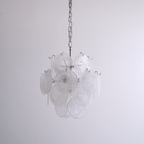 Aurora Chandelier Apricot Murano Glass Disc Layered Artistic