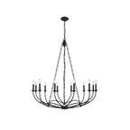 Arabella Candle-style   Circular Design Chandelier