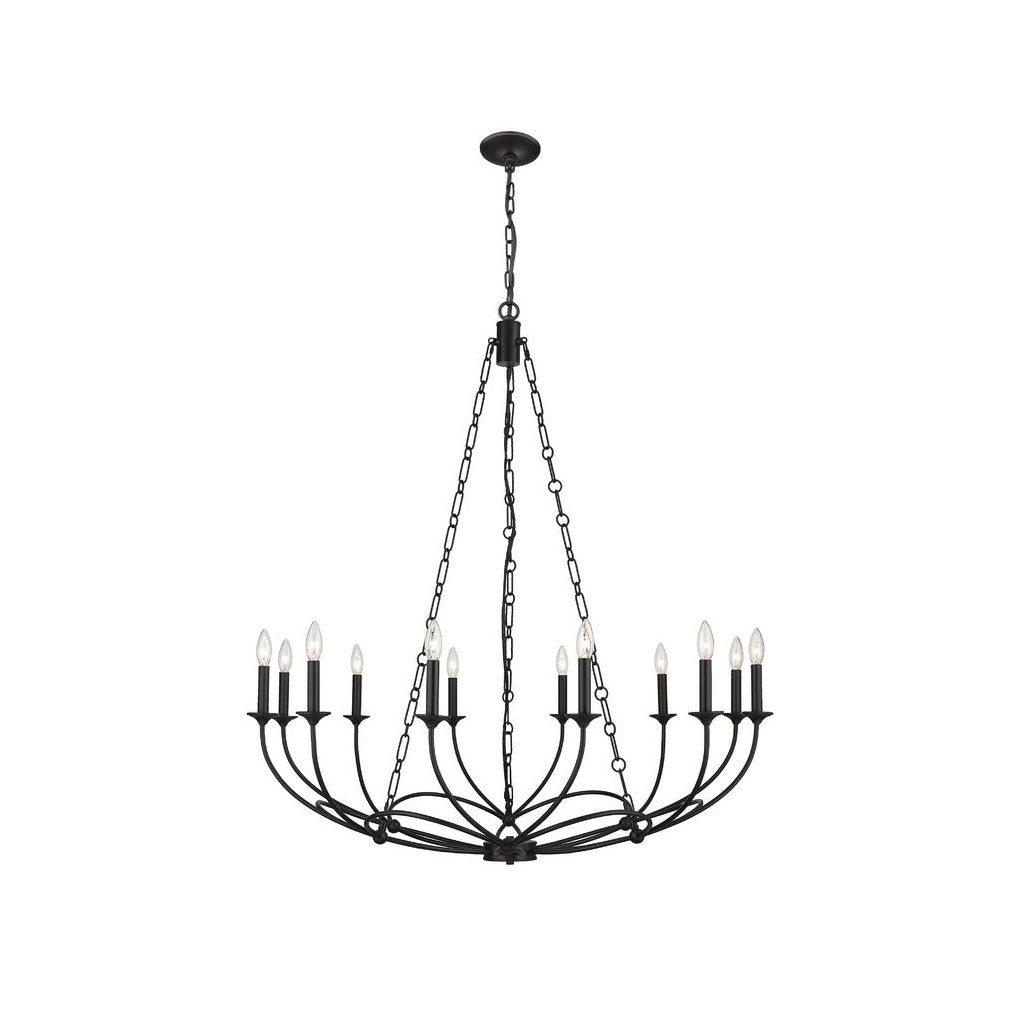Arabella Candle-style   Circular Design Chandelier