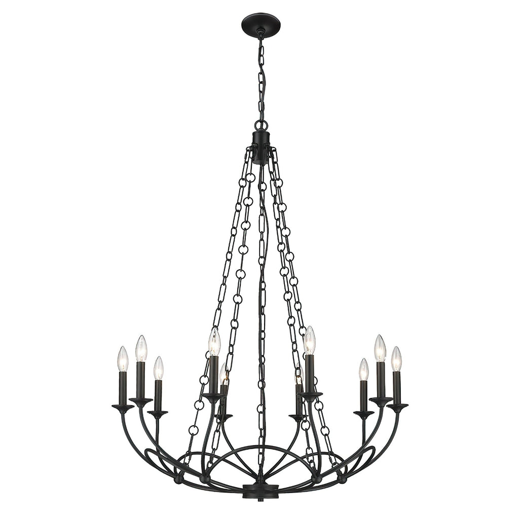 Arabella Candle-style   Circular Design Chandelier