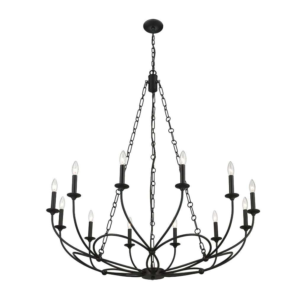 Arabella Candle-style   Circular Design Chandelier