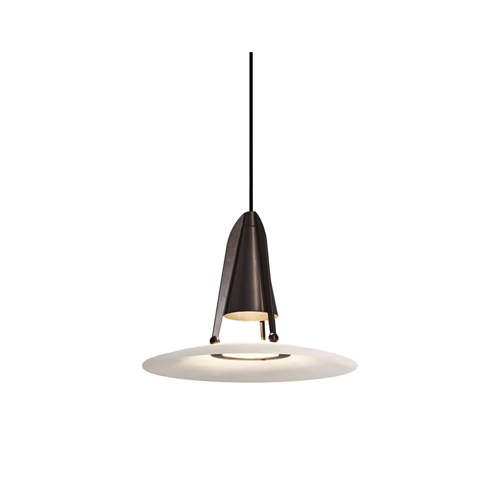 Aragon Pendant Light Alabaster & Fusion