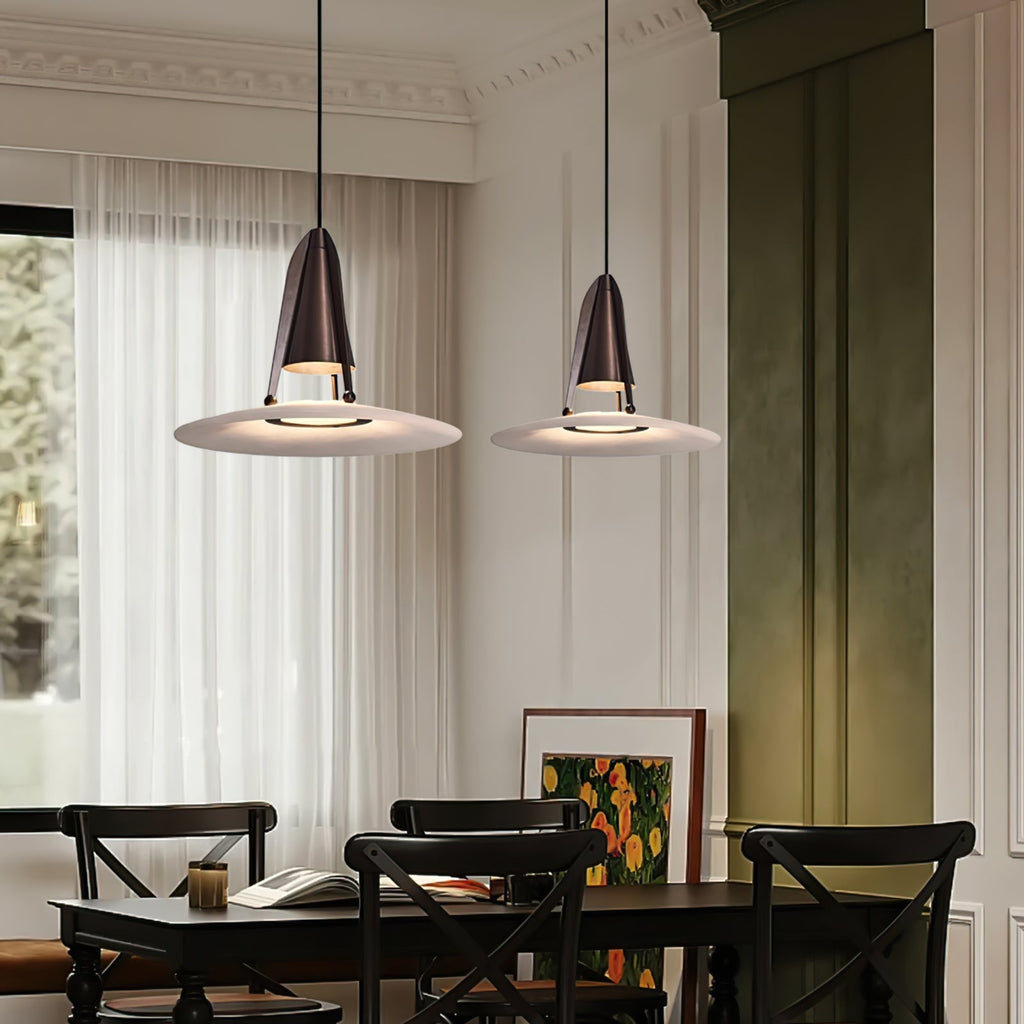 Aragon Pendant Light Alabaster & Fusion