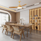 Nielsen Modern   Ceiling Fan Light 48/52 Livingroom