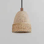 Arbor Minimalist Travertine Pendant Light