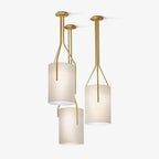Lustra Chandelier LED 3-Lights Brass Modern