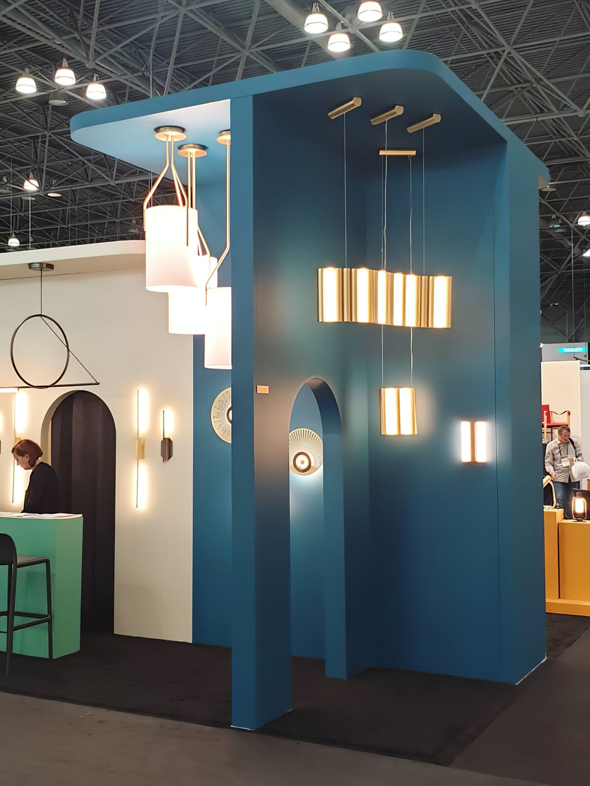 Lustra Chandelier LED 3-Lights Brass Modern