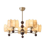 Ephaos Elegance Vintage Floral Wood Chandelier