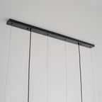Solara Pendant Lamp Overlapping Cylinder Minimalist Dining Room