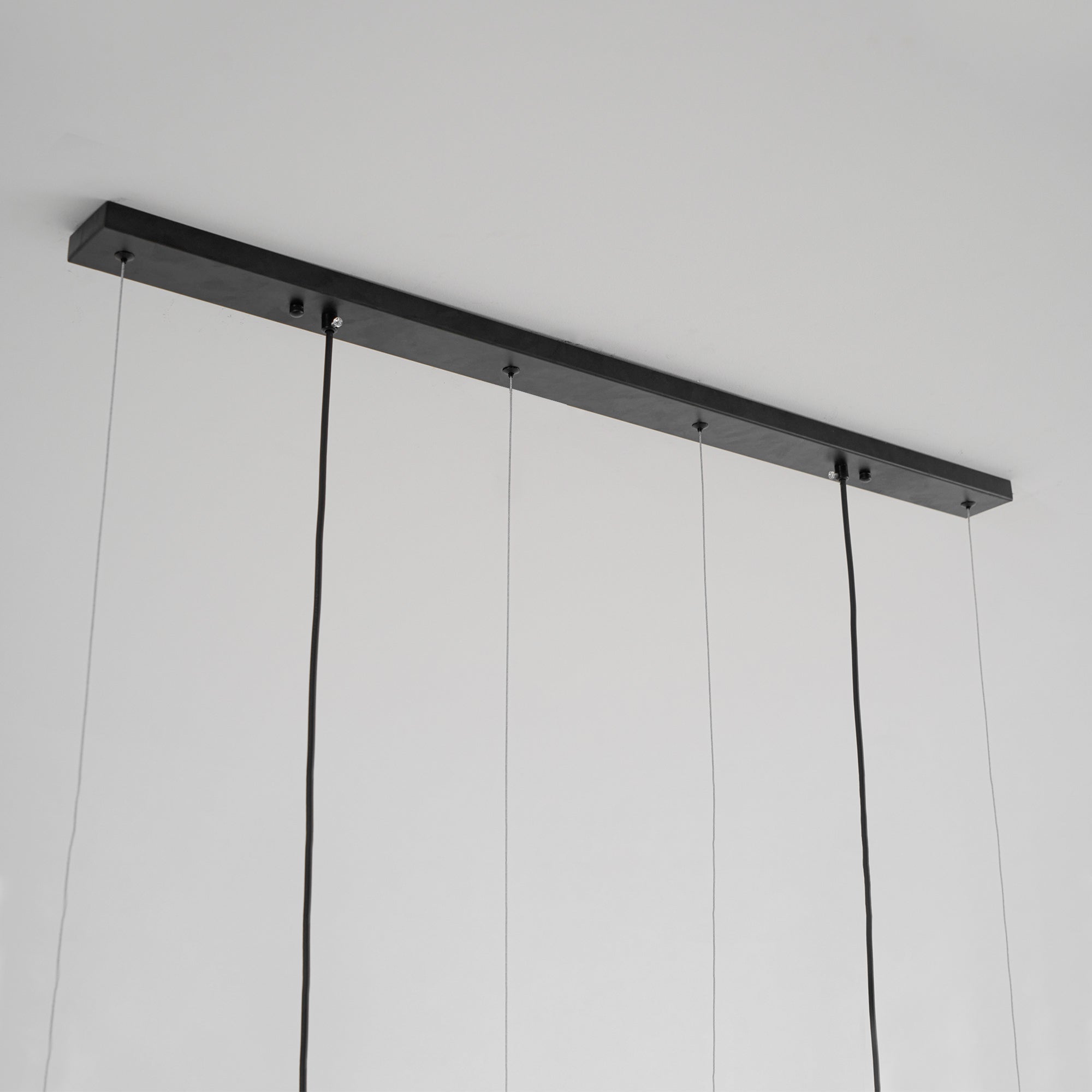 Solara Pendant Lamp Overlapping Cylinder Minimalist Dining Room
