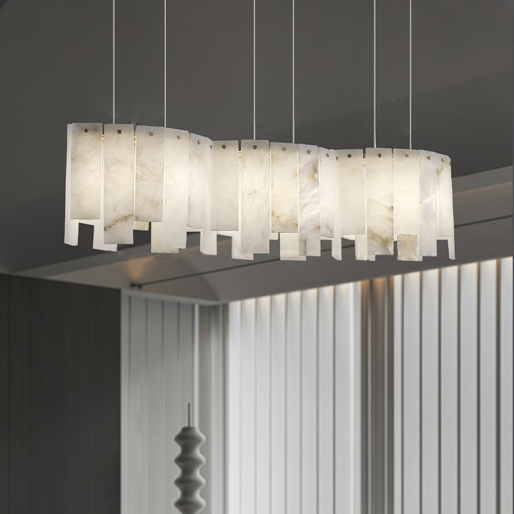 Cavelan Cluster Alabaster Pendant Light